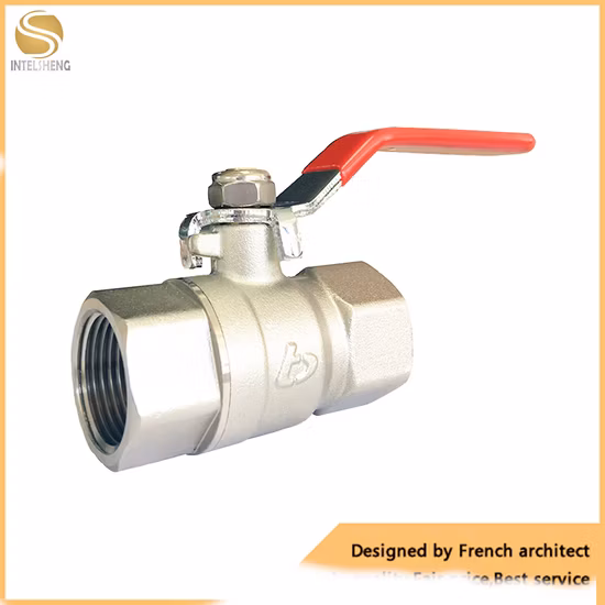 PE 파이프 및 수량계에 연결하기 위한 황동 소재의 잠금 가능한 볼 밸브