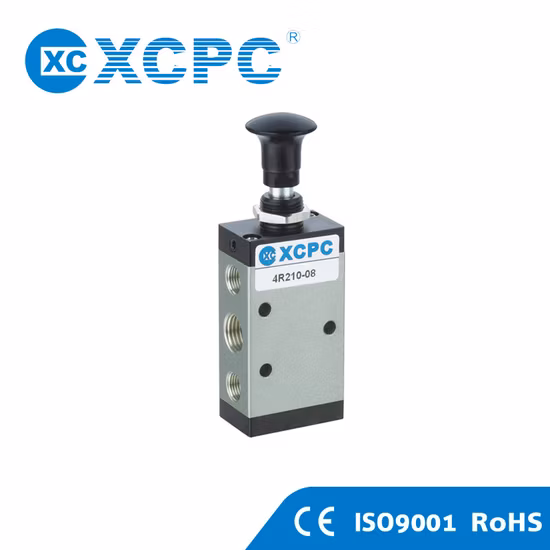 4h 시리즈 5/2 단일 헤드 공압 핸드 풀 밸브(수동 공기 제어 기능 포함)