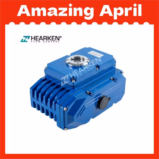 Hearken 90도 1/4 회전 설계, 온-오프 조절 버터플라이 볼 밸브, 가스용 전동 전동 액추에이터